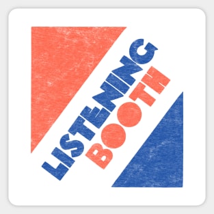 Listening Booth Records and Tapes Defunct Store Sticker